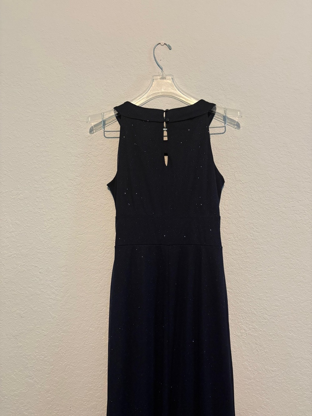 Sweet Storm Navy Sparkle Keyhole Maxi Dress - Picture 6 of 7